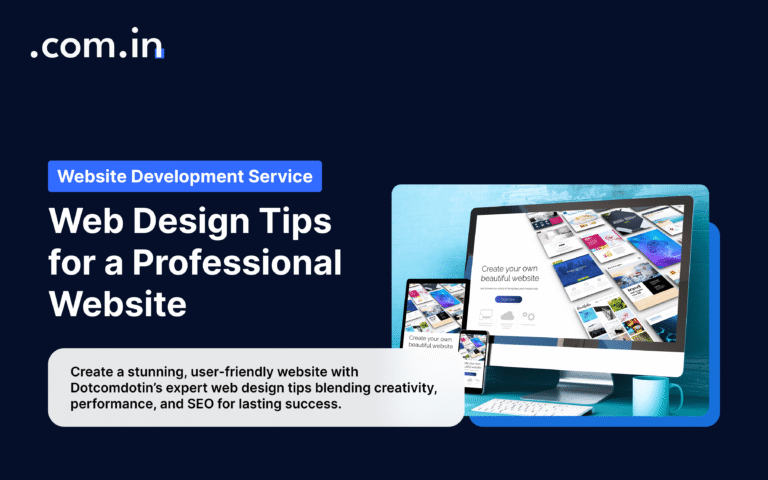 Essential Web Design Tips for Creating a Professional and Engaging Website