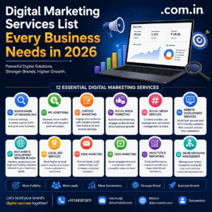 Digital Marketing Services List Every Business Needs in 2026