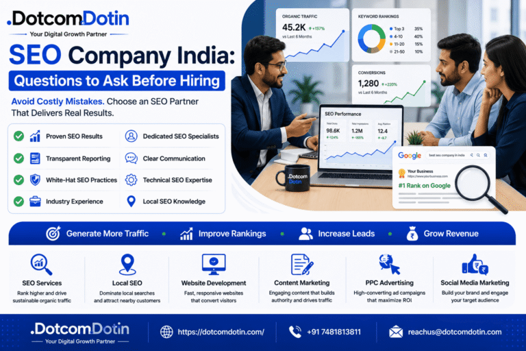 SEO Company India: Questions to Ask Before Hiring