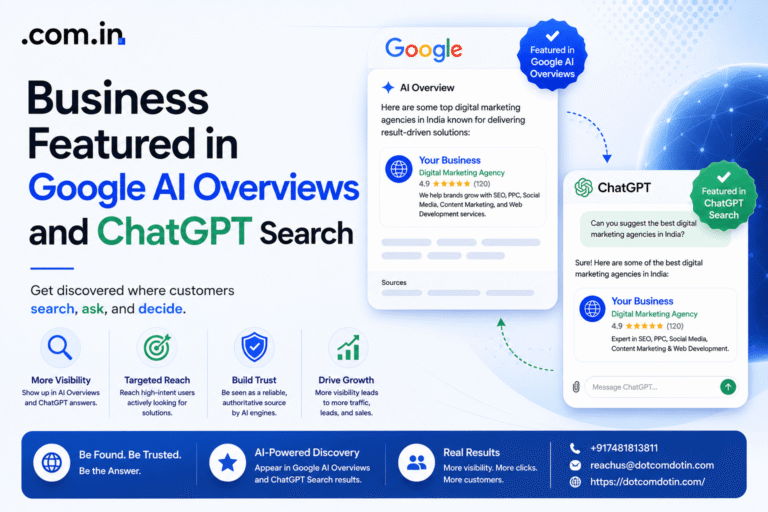 How to Get Your Business Featured in Google AI Overviews and ChatGPT Search?